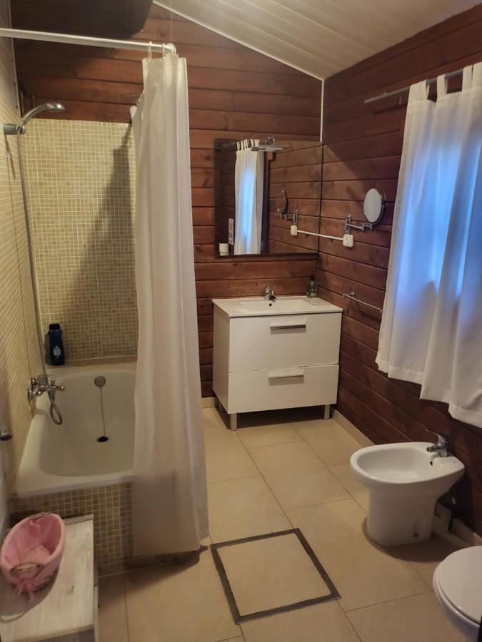 Casa Madera Urbanizacion Socorro Villa Sevilla Bagian luar foto