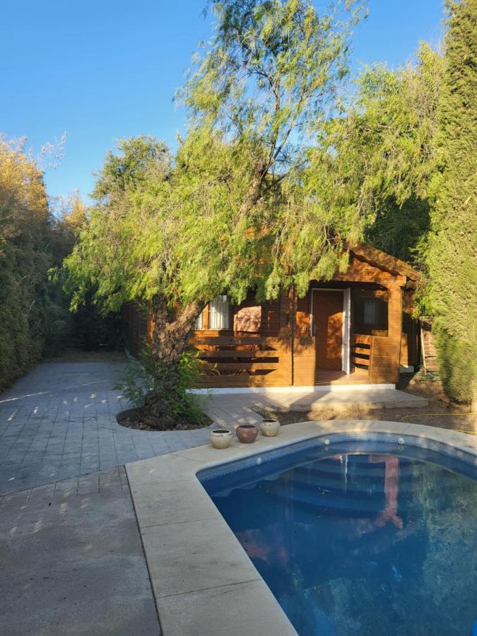 Casa Madera Urbanizacion Socorro Villa Sevilla Bagian luar foto