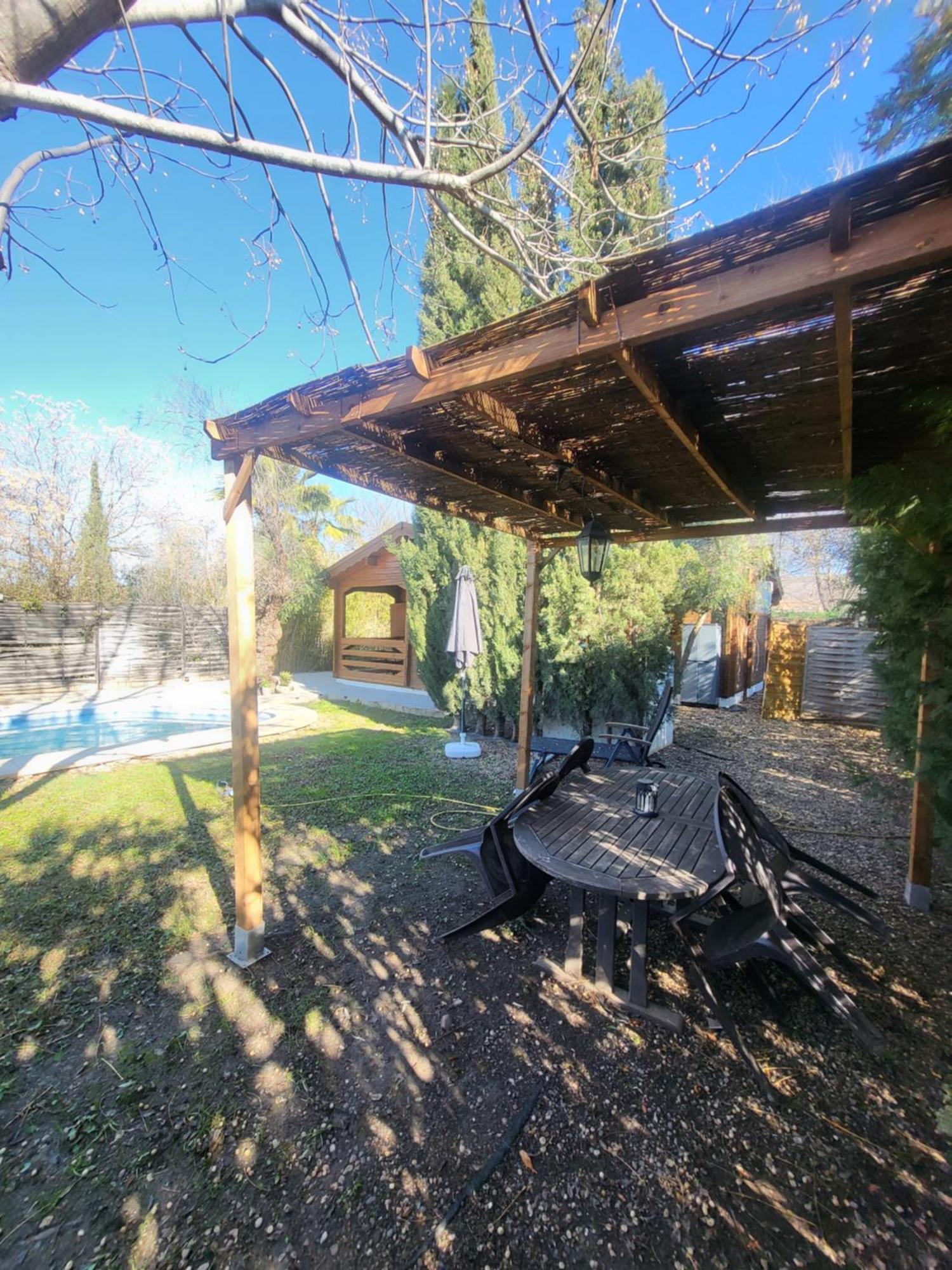 Casa Madera Urbanizacion Socorro Villa Sevilla Bagian luar foto