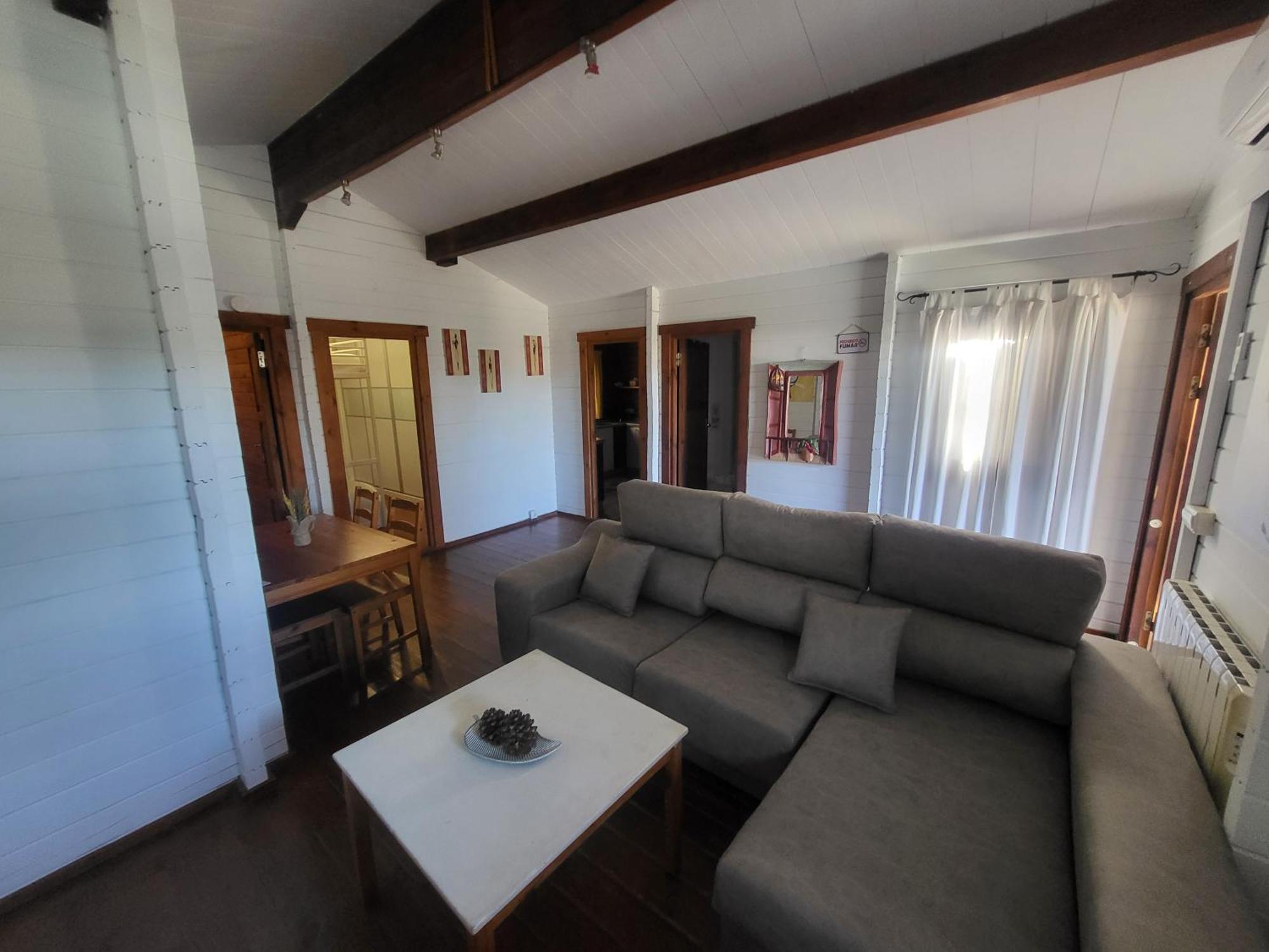 Casa Madera Urbanizacion Socorro Villa Sevilla Bagian luar foto