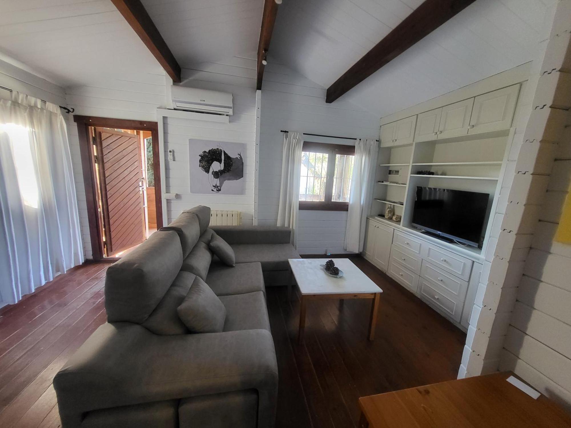 Casa Madera Urbanizacion Socorro Villa Sevilla Bagian luar foto