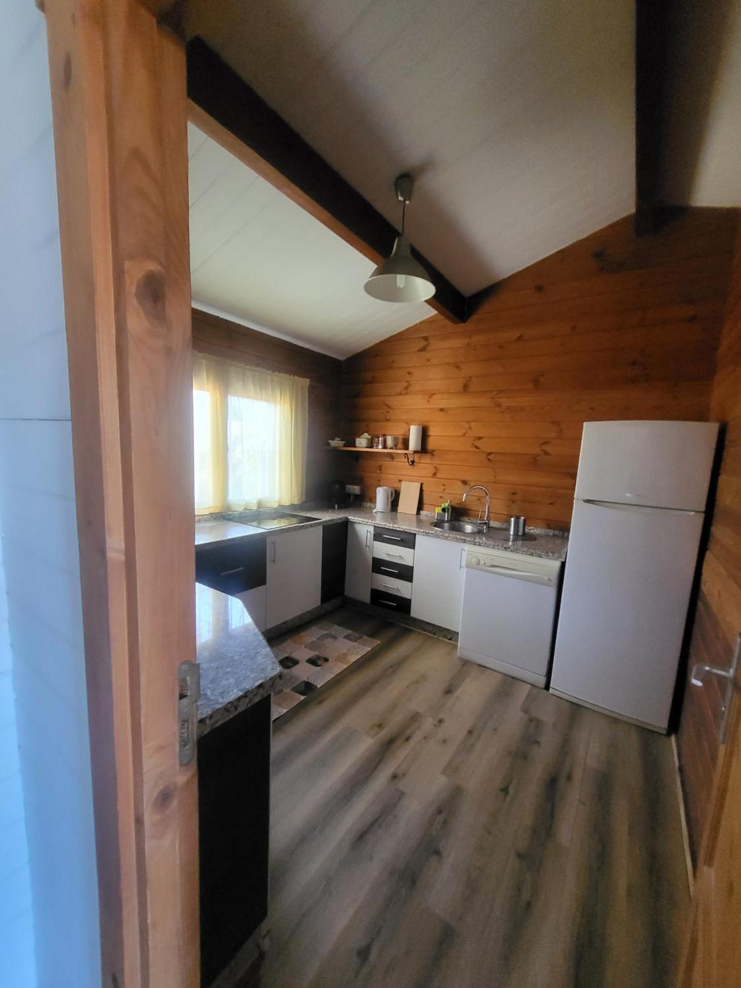 Casa Madera Urbanizacion Socorro Villa Sevilla Bagian luar foto