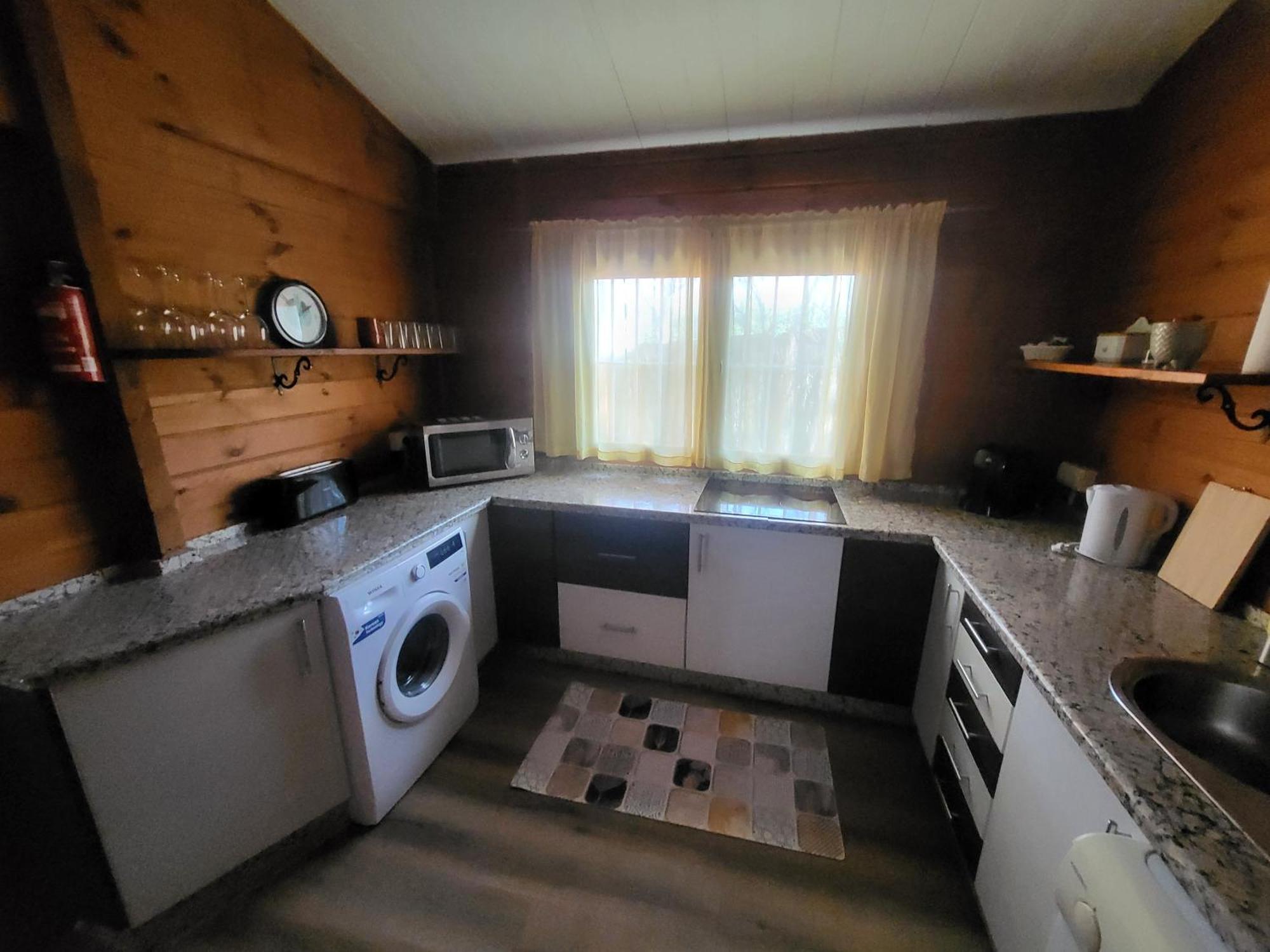 Casa Madera Urbanizacion Socorro Villa Sevilla Bagian luar foto